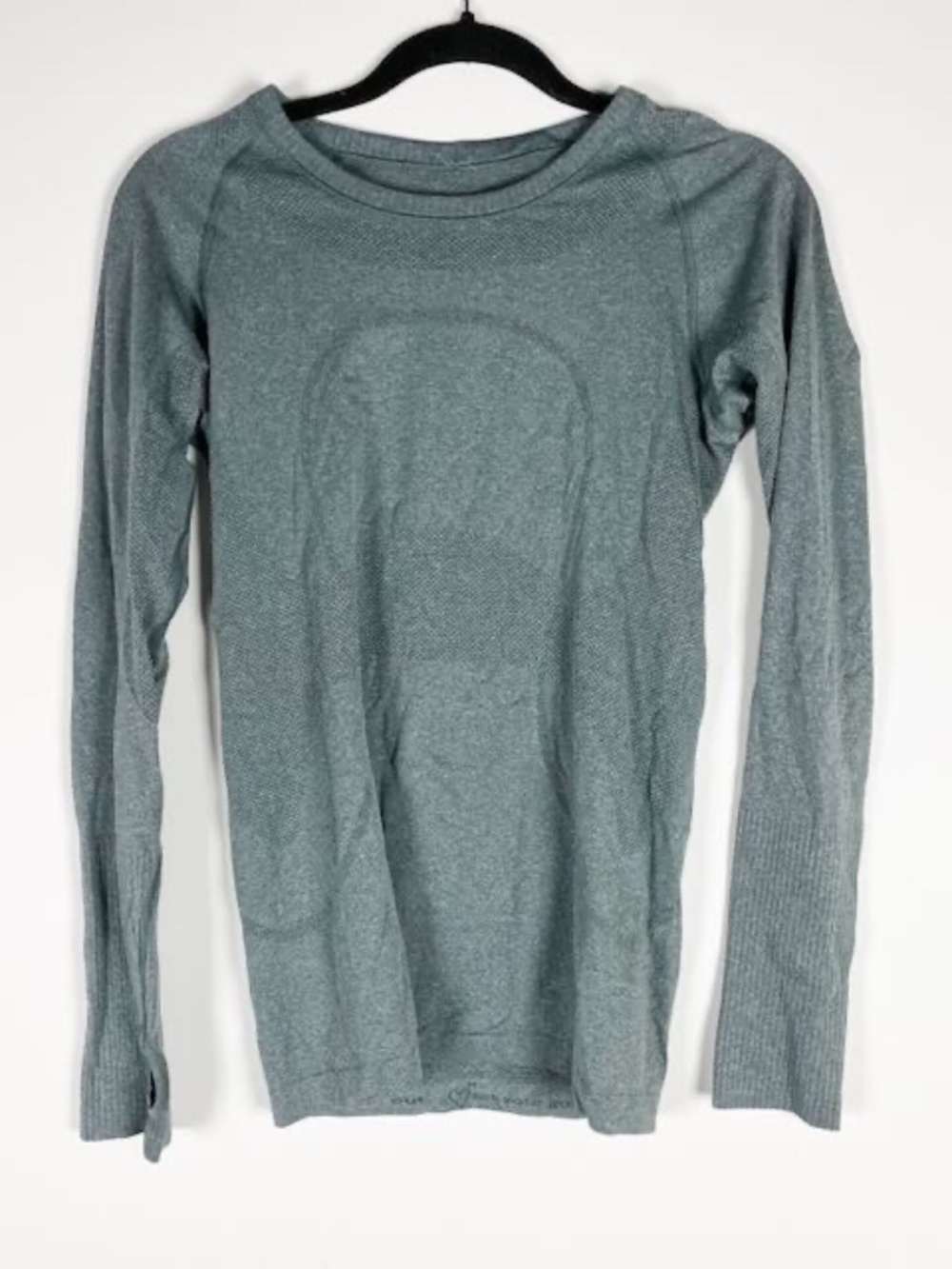 Lululemon Women's Run Swiftly Tech Crew Neck Long Sleeve Tee Shirt Steele Gray 6